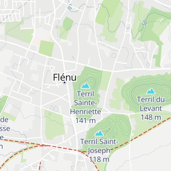 Map of Terril Sainte-Henriette