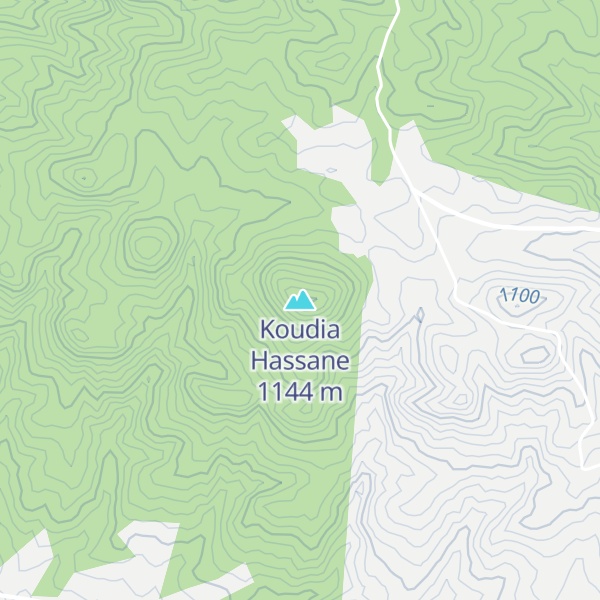 Map of Koudia Hassane