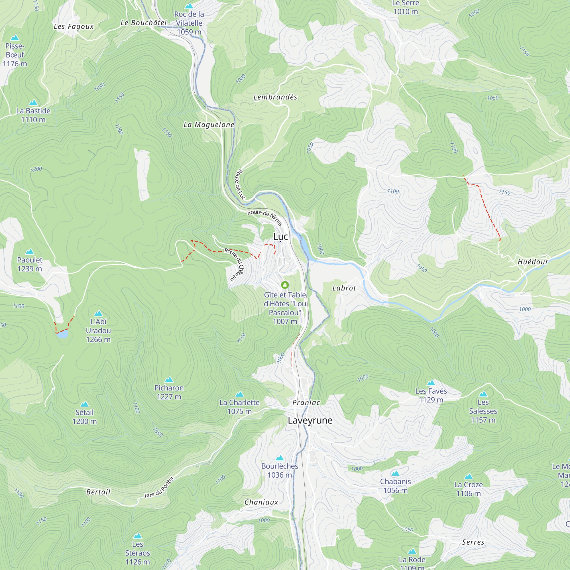 Gîte et Table d'Hôtes "Lou Pascalou" map
