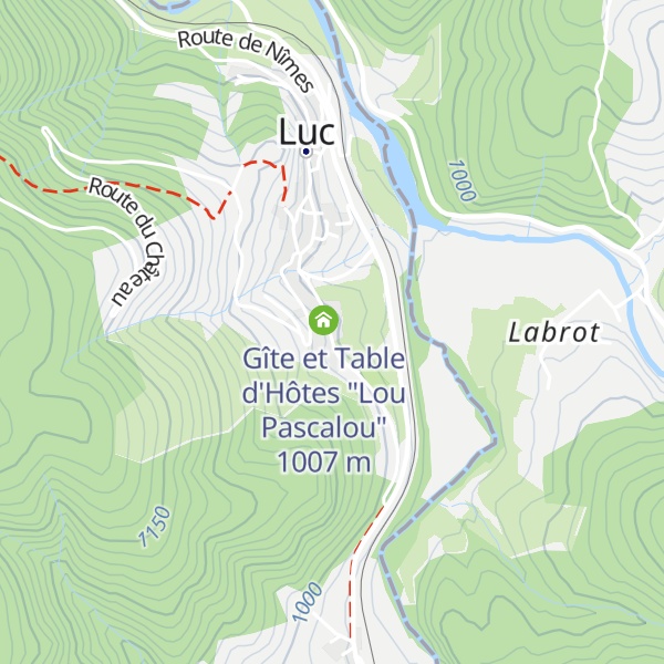 Map of Gîte et Table d'Hôtes "de la Huchette"