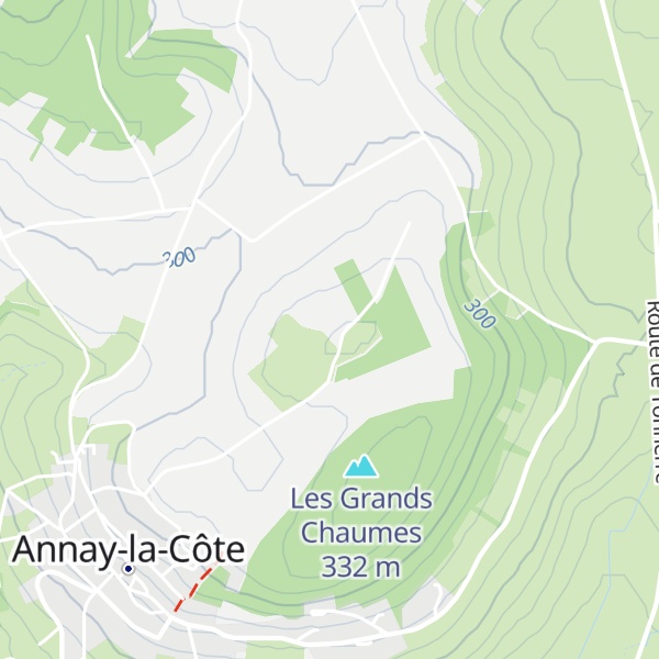 Map of Les Petits Chaumes