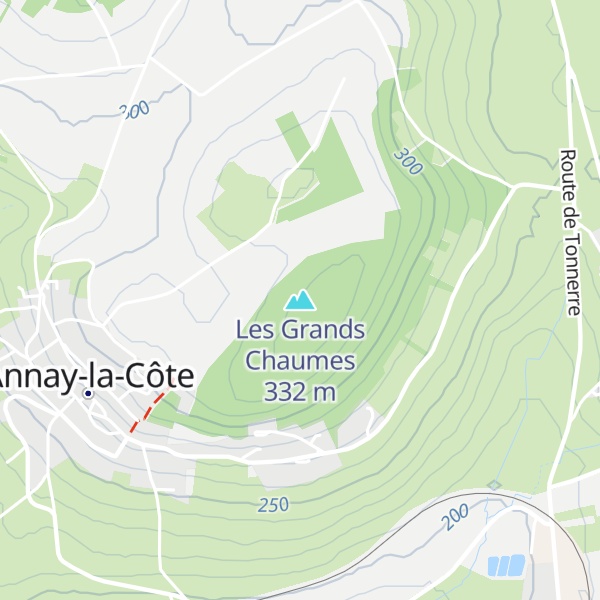 Map of Les Grands Chaumes