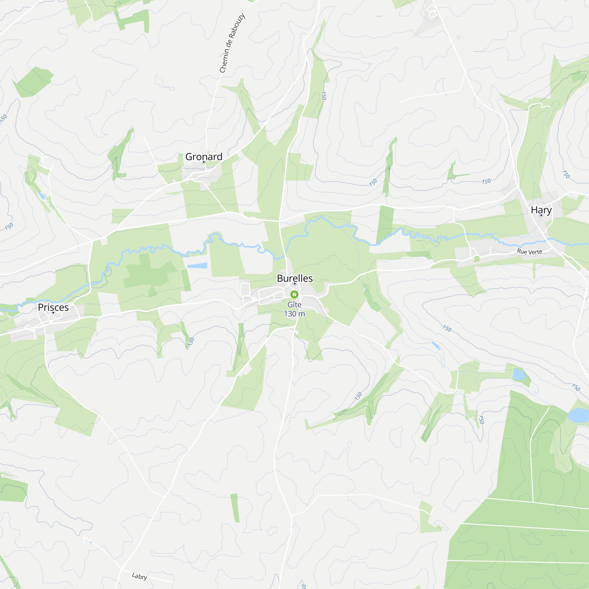 Gîte map