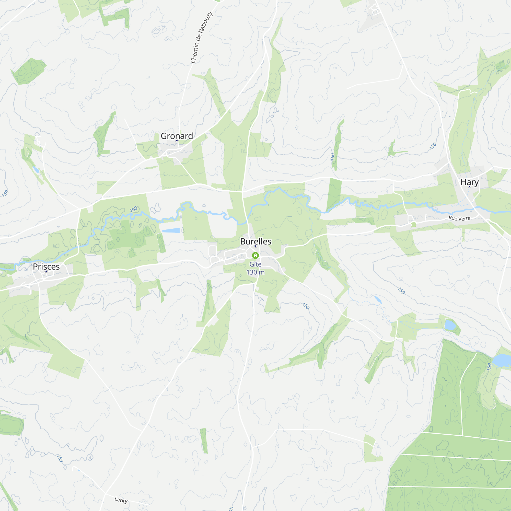 Gîte map
