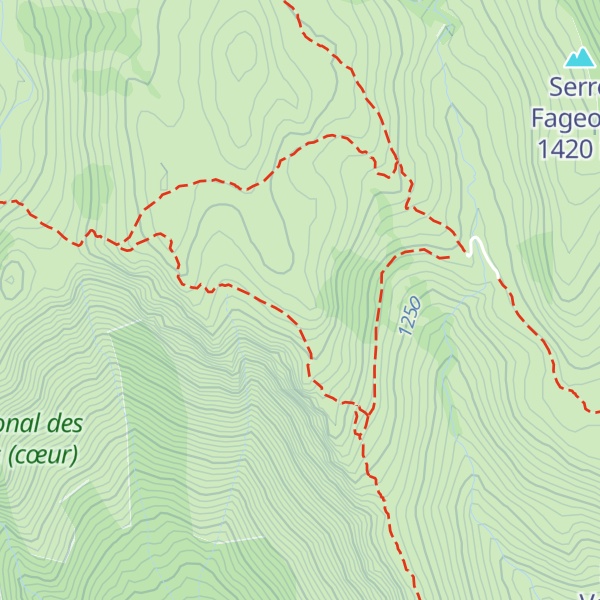 Map of Ronc des Chabals