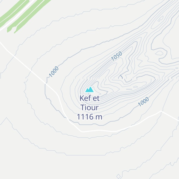 Map of Kef et Tiour