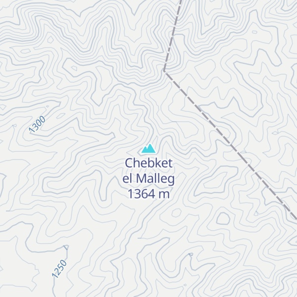 Map of Chebket el Malleg
