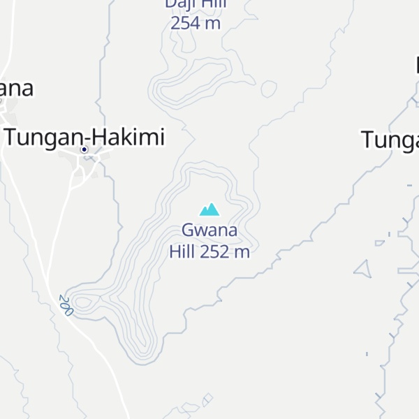 Map of Gwana Hill