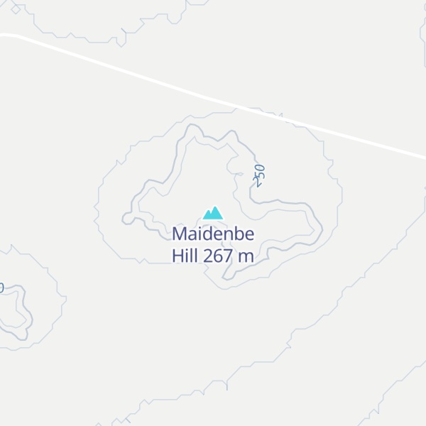 Map of Maidenbe Hill