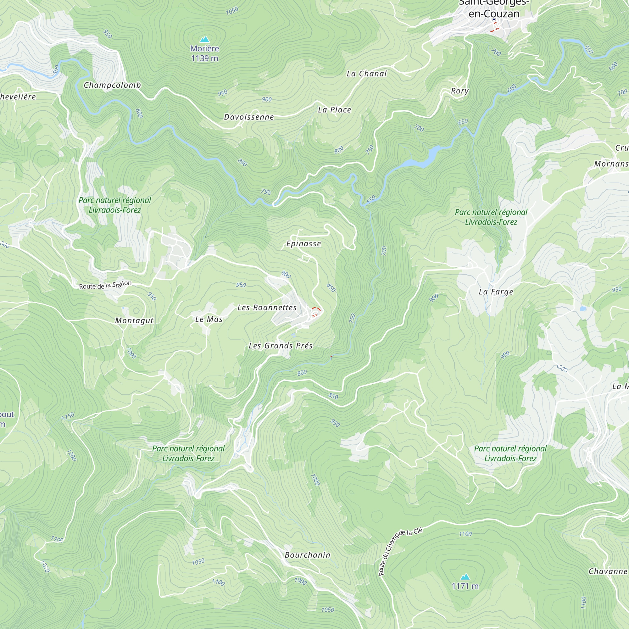 Gîte des deux sabots map