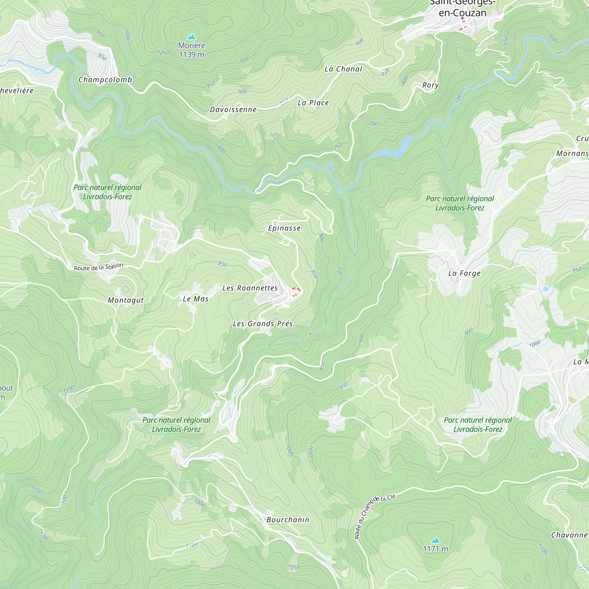 Gîte des deux sabots map