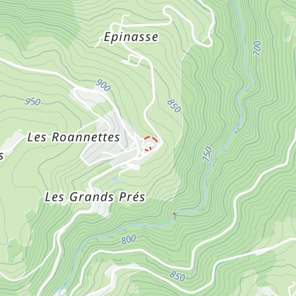 Map of Gîte des deux sabots