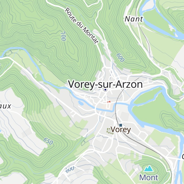 Map of Gîte d’étape communal