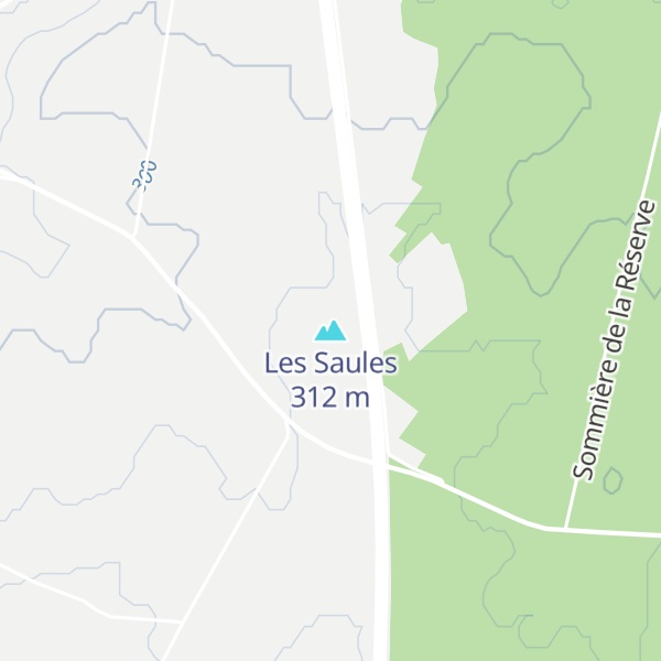Map of Les Saules