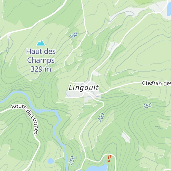 Map of Gîte le Lingoult