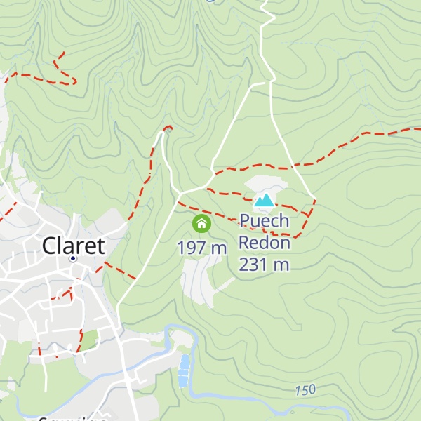 Map of Capitelle au linteau