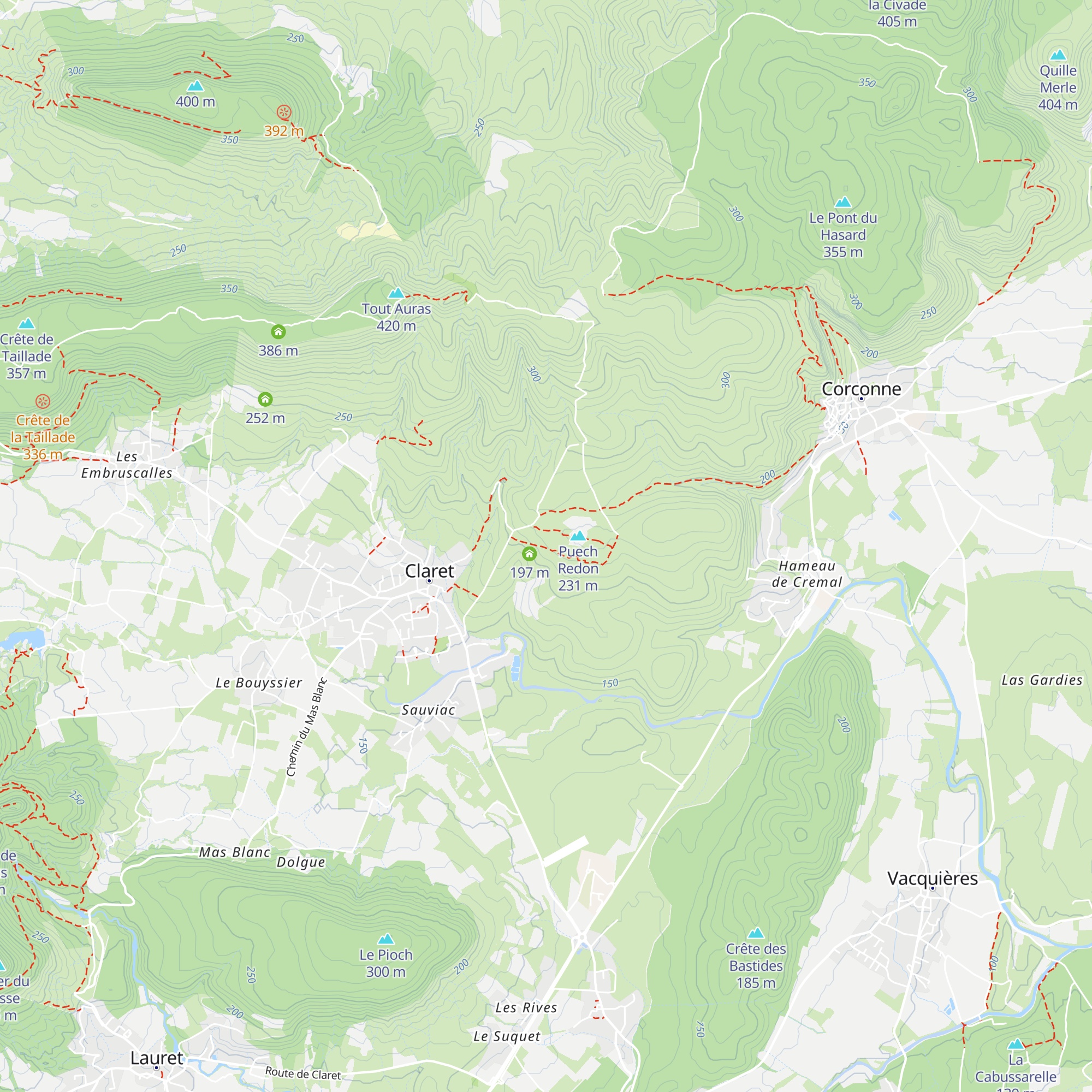 Capitelle map