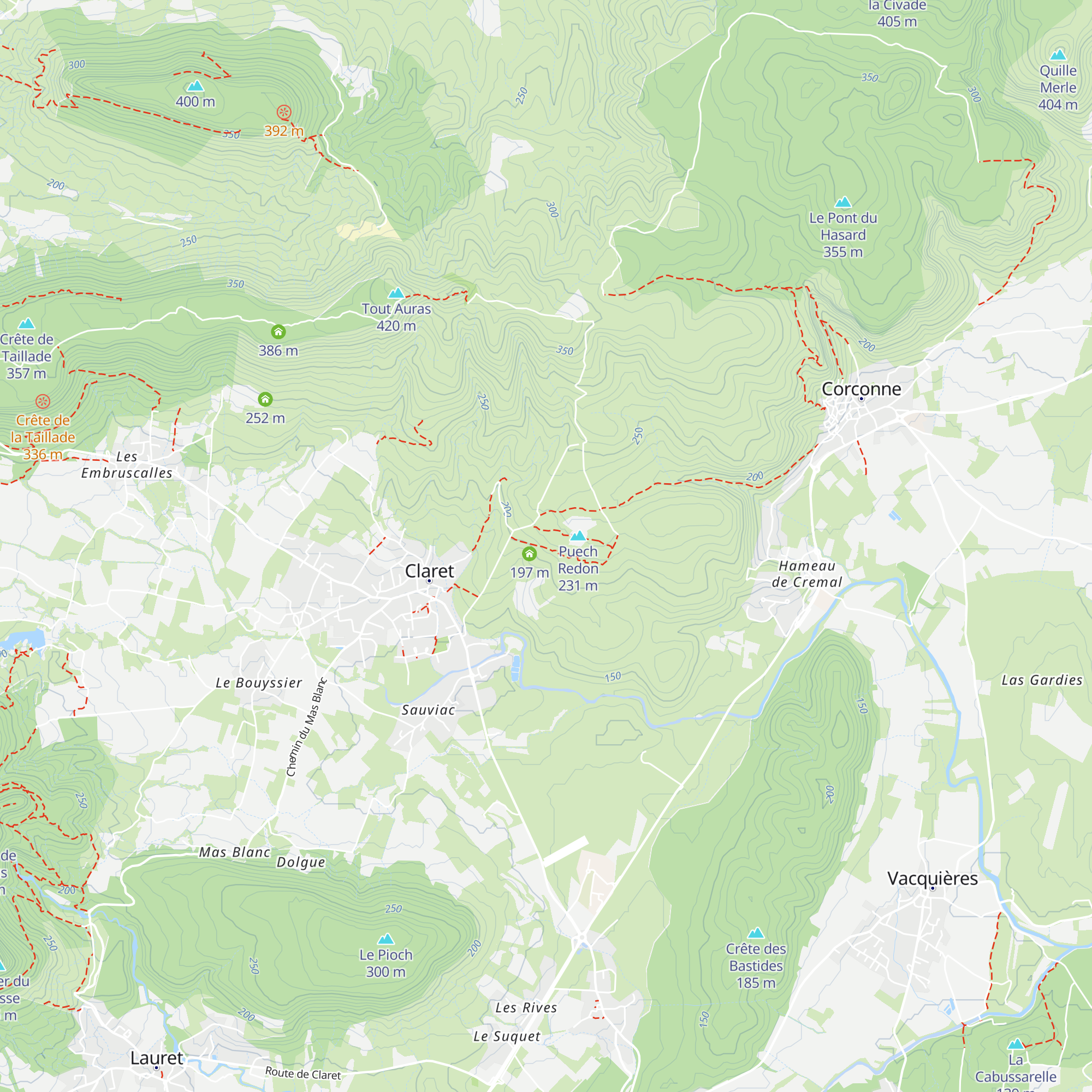Capitelle map