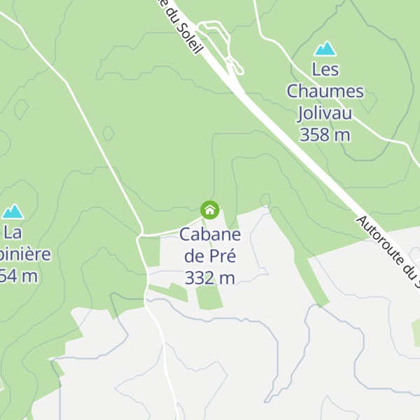 Map of Cabane de Pré