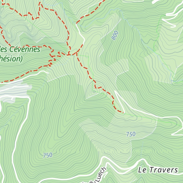 Map of Le Chastelas