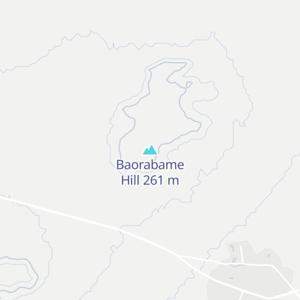 Map of Baorabame Hill