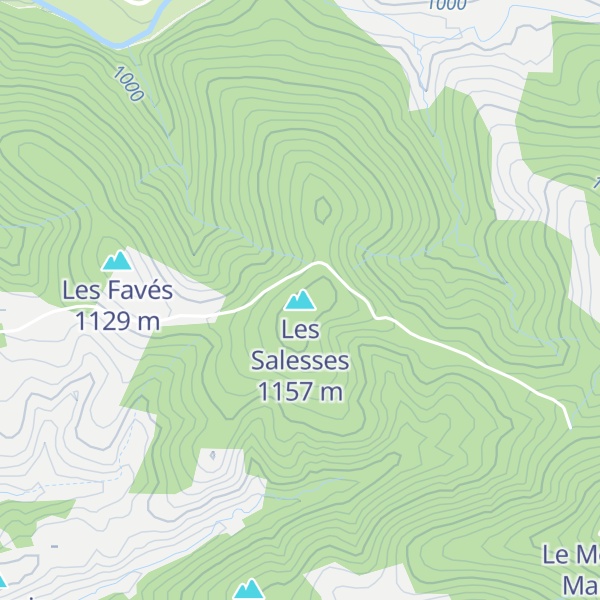 Map of Les Salesses