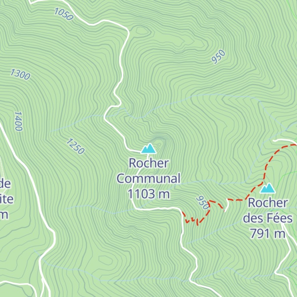 Map of Rocher Communal
