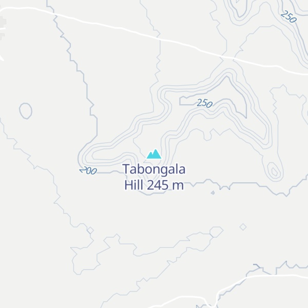 Map of Tabongala Hill