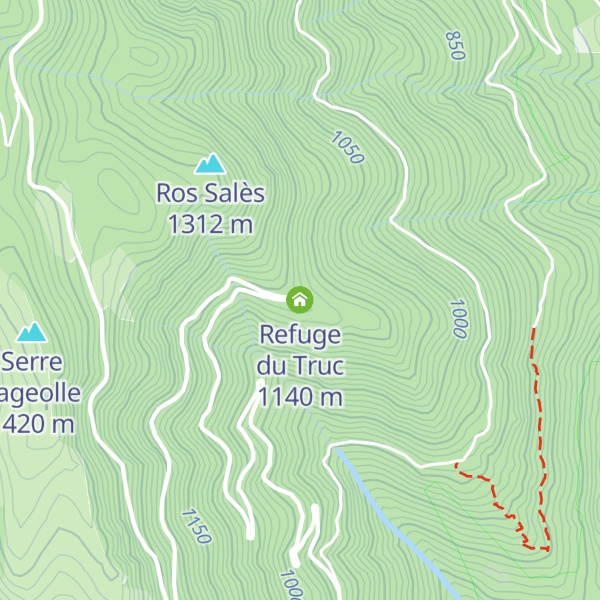 Map of Refuge du Truc