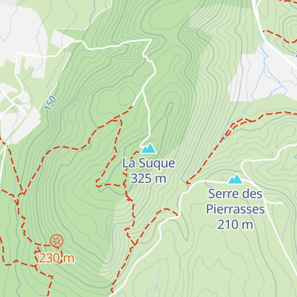 Map of La Suque