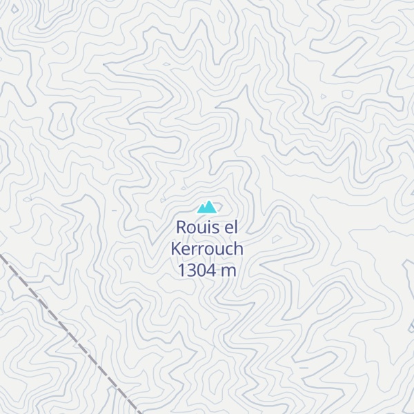 Map of Rouis el Kerrouch