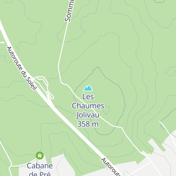Map of Les Chaumes Jolivau