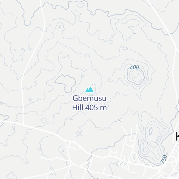 Map of Gbemusu Hill