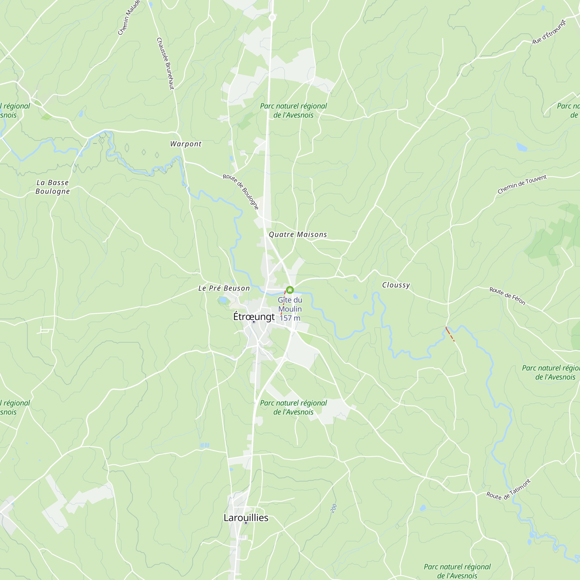 Gîte du Moulin map