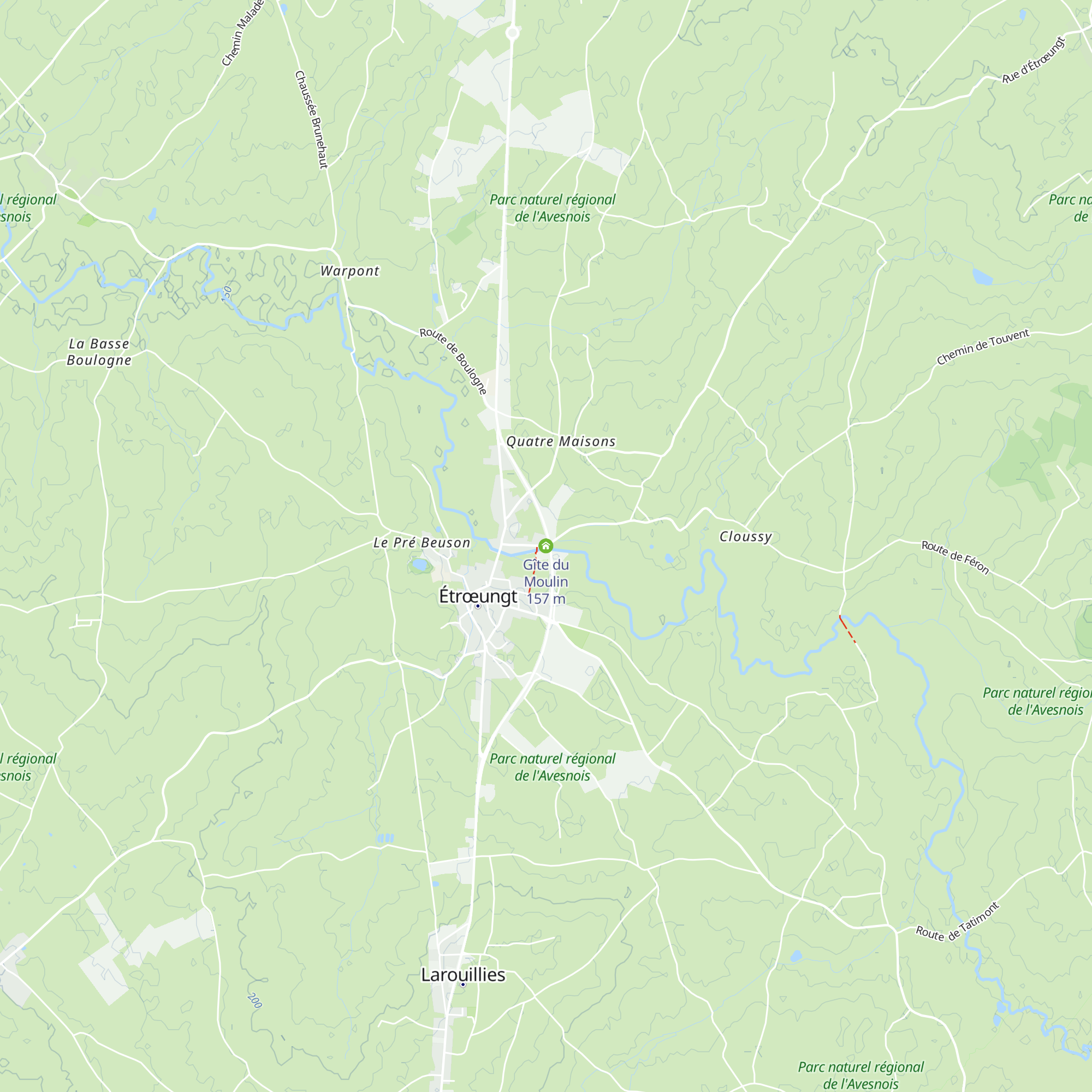 Gîte du Moulin map