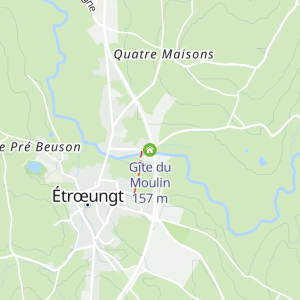 Map of Gîte du Moulin