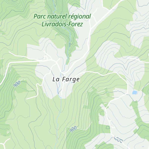 Map of Gîte de la Farge