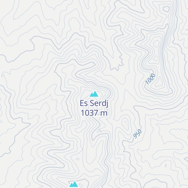 Map of Es Serdj
