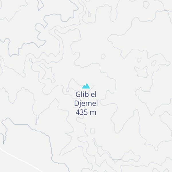 Map of Glib el Djemel