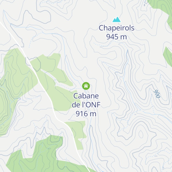 Map of Cabane de l'ONF