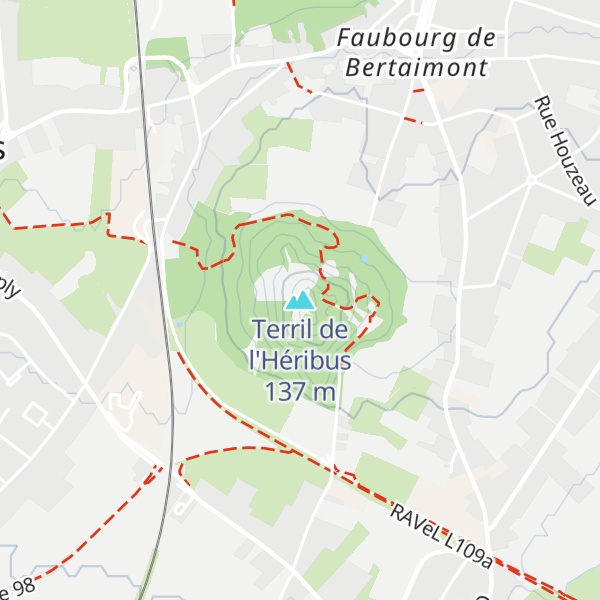 Map of Terril de l'Héribus