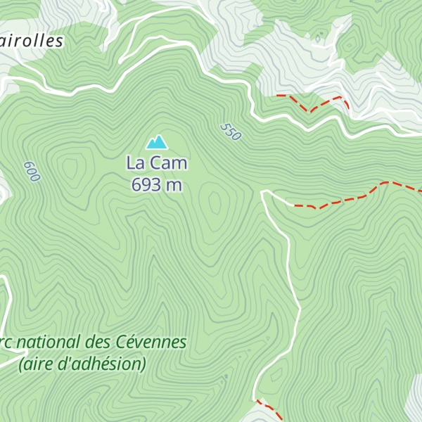 Map of Sommet de Combe Mâle