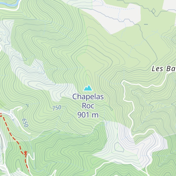 Map of Chapelas Roc