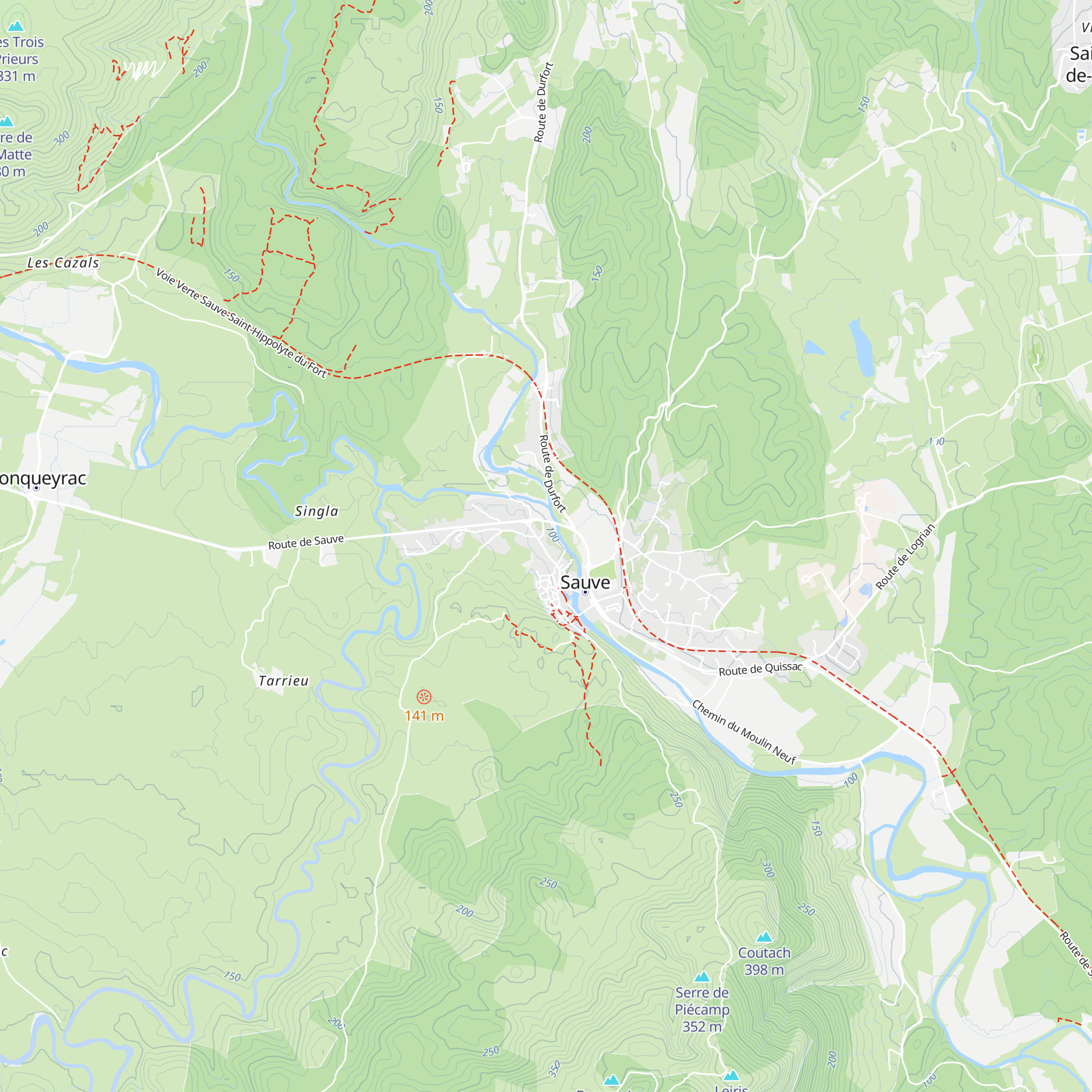 Office de Tourisme de Sauve map