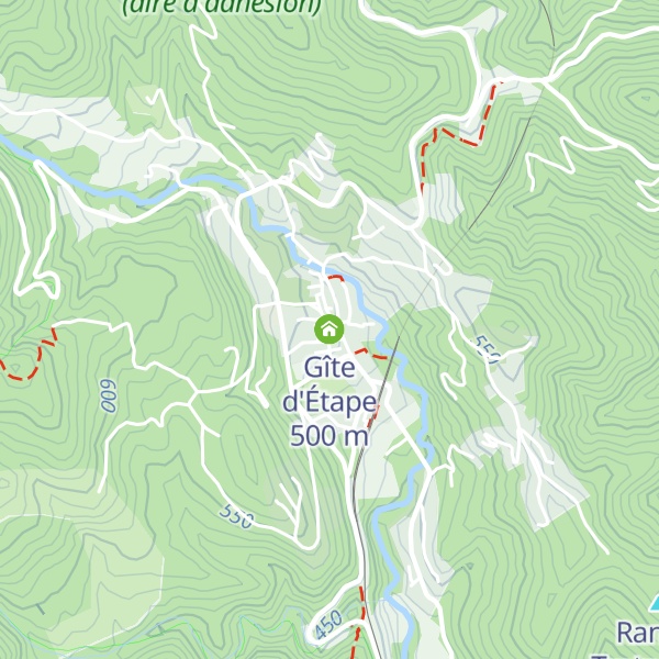 Map of Gîte d'Étape