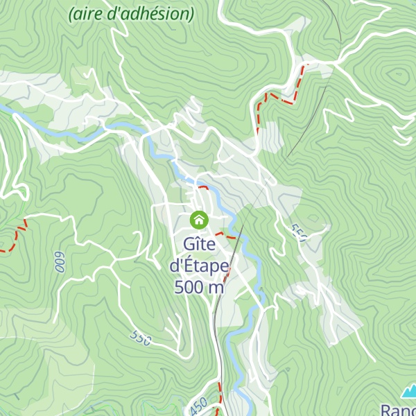 Map of Gîte d'étape communal