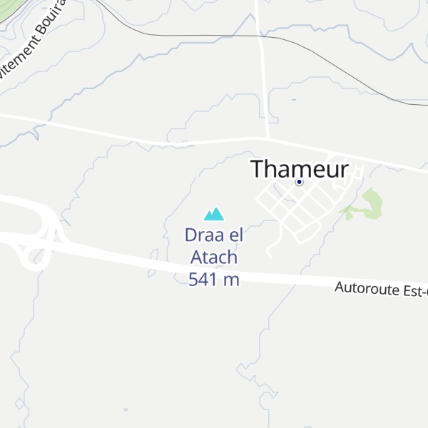 Map of Draa el Atach