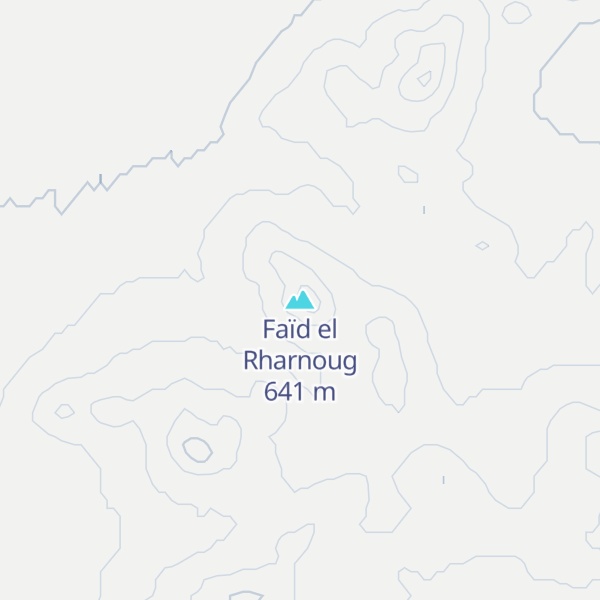 Map of Faïd el Rharnoug