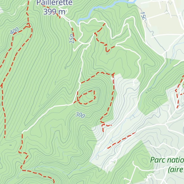 Map of Les Capelans