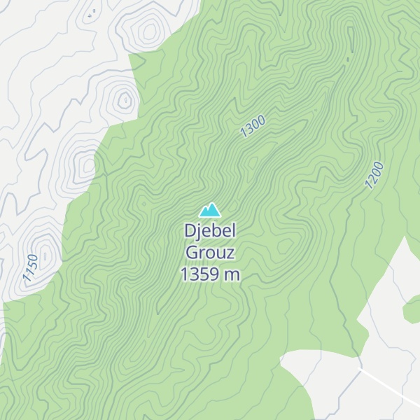Map of Djebel Grouz